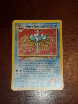 Pokemon TCG Misty's Tentacruel 010/132 Gym Heroes Holo - Image 3