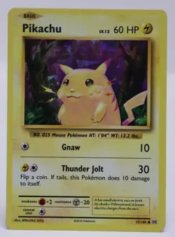 Pokemon - Pikachu 35/108 (Cracked Ice Holo) #035/108 - Deck Exclusives Holo - Image 1