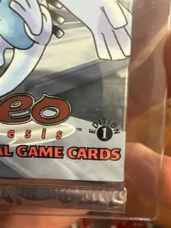 2000 Pokemon TCG Neo Genesis 1st Edition Booster Pack Sealed Lugia Art WOTC - Image 4