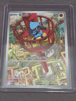 Riolu 010 Black Star Promo - Pokemon Mega Evolutions ETB Promo NM/M - Image 1