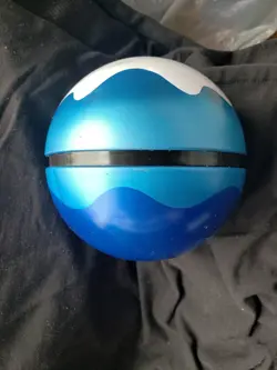 Pokemon Dive Ball Tin (H19) EMPTY Poke Ball Tin Blue Teal White No Packs - Image 2