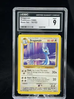 Dragonair #18 Base Set 1999 Pokemon Game CGC 9 ?? - Image 1