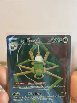Pokemon TCG Spidops EX 243/198 Illustration Scarlet & Violet Base Set - Image 3