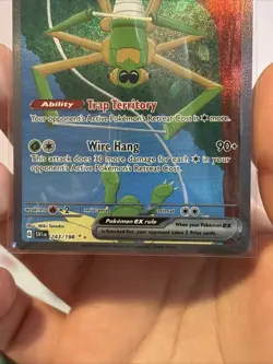 Pokemon TCG Spidops EX 243/198 Illustration Scarlet & Violet Base Set - Image 4