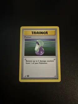 Potion 1st Edition Shadowless 94/102 Common Base Set Trainer Pokemon NM - Image 1