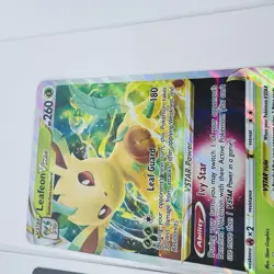 Pokemon TCG Lances Charizard V SWSH133 & Leafeon Swsh195 Black Star Promo JUMBO - Image 4
