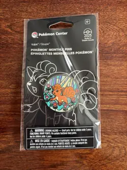 Pokemon Center Vulpix 2025 Monthly Pins Habitat Pin (3 of 12) Factory Sealed NEW - Image 1