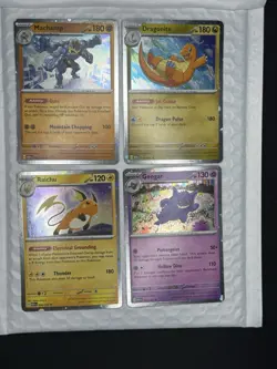 Pokemon TCG Sam's Club 151 4 Mini Tin Promos NM Sleeved And Top Loaded Cosmos - Image 1