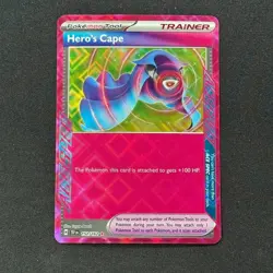 Hero's Cape 152/162 Ace Spec Rare SV05: Temporal Forces NM/M Pokemon TCG - Image 1