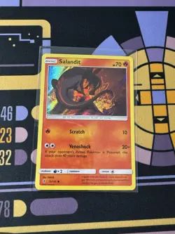 Salandit #15/145 SM - Guardians Rising Holo Pokemon TCG NM/M - Image 1