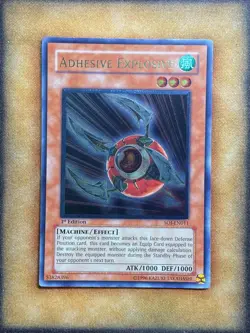 Yugioh Adhesive Explosive SOI-EN011 Ultimate Rare 1st Ed LP - Image 1