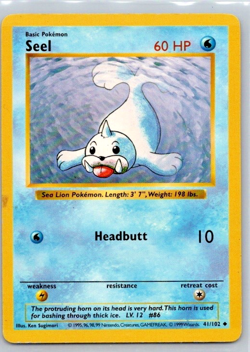 Seel (Shadowless) - Base Set (Great Card to add to your collection) - Image 1