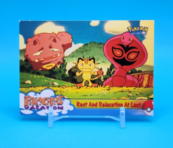 Pokemon Card - Rest and Relaxation at Last 49 - Pikachu's Vacation - Topps - Image 1