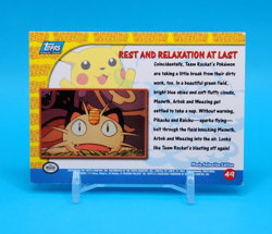 Pokemon Card - Rest and Relaxation at Last 49 - Pikachu's Vacation - Topps - Image 3