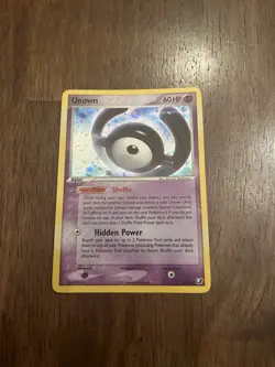 Unown H/28 Pokemon Tcg Unseen Forces Holo Card LP W/ Toploader - Image 1