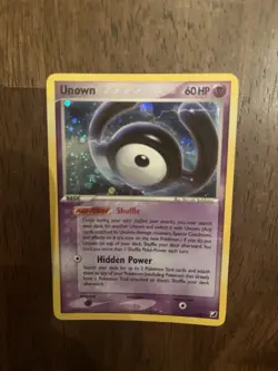 Unown H/28 Pokemon Tcg Unseen Forces Holo Card LP W/ Toploader - Image 2