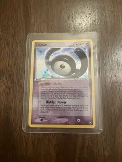 Unown H/28 Pokemon Tcg Unseen Forces Holo Card LP W/ Toploader - Image 4