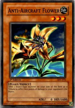 Anti-Aircraft Flower IOC-076 Yu-Gi-Oh! Card Light Play 1st Edition - Image 1