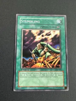 Yu-Gi-Oh Card - Stumbling IOC-035 1st Edition - NM Condition - Image 1