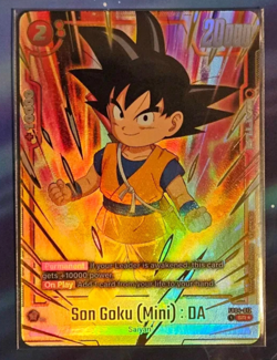 Son Goku (Mini) : DA FB04-012 Gold BCF Promo Dragon Ball Card Fusion World Eng - Image 1