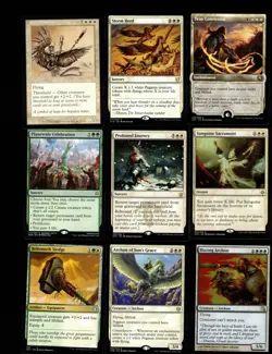 Majestic Unicorns-100 Card Commander Magic the Gathering Deck-MTG-Mythics-Rares - Image 2