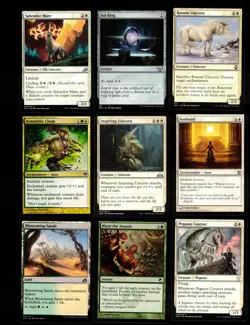 Majestic Unicorns-100 Card Commander Magic the Gathering Deck-MTG-Mythics-Rares - Image 5