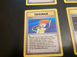 Lot of *4* Gym Heroes RARE Trainer cards: #100,101,102,104 (NM- & LP) - Image 4