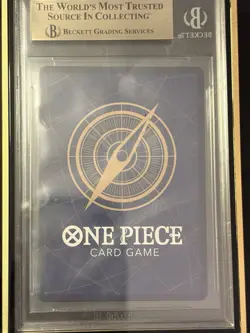 BGS 10 One Piece Card Monkey D Luffy Manga Alt Art OP13 Carrying On His Will - Image 3