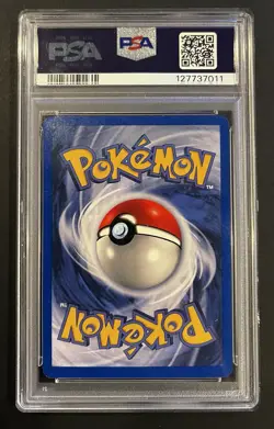 Pokemon 2000 Gym Challenge Blaine's Charizard Holo Card #2 PSA 7 - Image 2