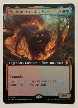 Wildsear, Scouring Maw Extended Foil - Mythic - Commander: Bloomburrow MTG - Image 1