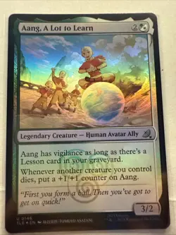 X1 MTG FOIL Aang, To Learn - Avatar: The Last Airbender Eternal #146 - Image 1