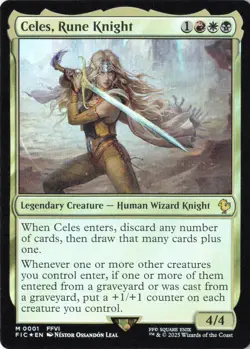 Celes, Rune Knight M Commander: FINAL FANTASY 1 NM Foil - Image 1