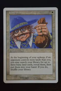 Magic The Gathering MTG LAND TAX Battle Royale LP Lightly Played - Image 1