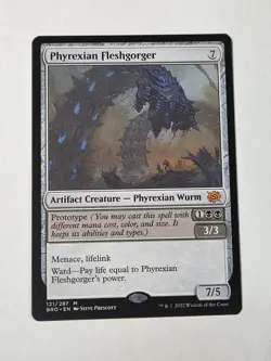 Phyrexian Fleshgorger - The Brother's War - Near Mint - MTG - Image 1