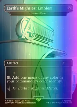 MTG Arcane Signet (908/3004) Secret Lair Drop Series NM FOIL- Alternate Name - Image 1