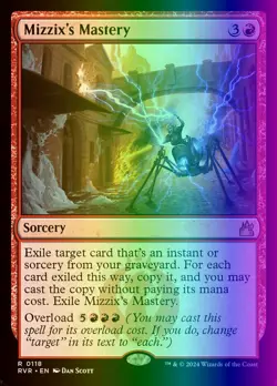 MTG Magic the Gathering Mizzix's Mastery (118/573) Ravnica Remastered LP FOIL - Image 1