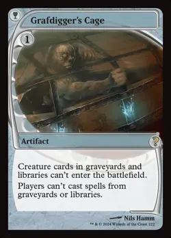 MTG Magic the Gathering Grafdigger's Cage (222/390) Mystery Booster 2 NM - Image 1