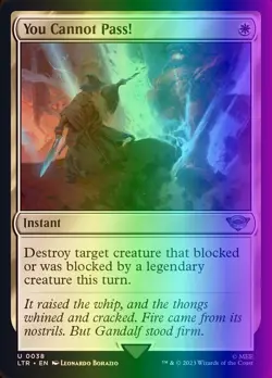 You Cannot Pass! (38/943) The Lord of the Rings Tales of Middle-earth LP FOIL - Image 1