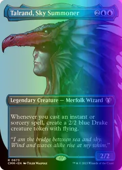 MTG Talrand, Sky Summoner (673/1455) Commander Masters LP FOIL - Image 1