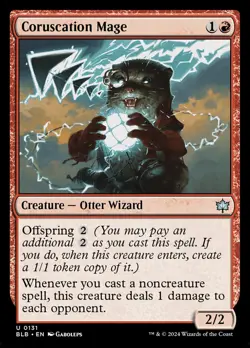 MTG Magic the Gathering Coruscation Mage (131/427) Bloomburrow NM - Image 1