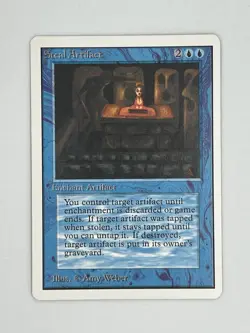 MTG STEAL ARTIFACT Unlimited Edition Regular MT Magic The Gathering - Image 1