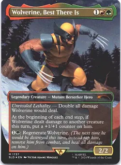 Wolverine, Best There Is (Rainbow Foil) 1737 Secret Lair Drop Series NM FOIL MTG - Image 1