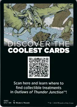 MTG Blood Token Normal NM Outlaws of Thunder Junction: The Big Score Magic 2 - Image 2