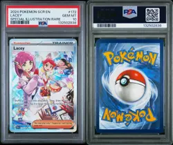 2024 POKEMON SCR EN-STELLAR CROWN SPECIAL ILLUSTRATION RARE #172 LACEY PSA 10 - Image 3