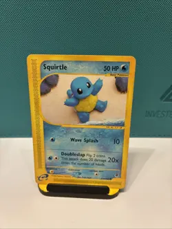 Pokemon Expedition Base Set Squirtle 131/165 HP Heavy Play Pokemon TCG - Image 1