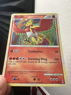 Pokemon TCG Ho-Oh Holo Card 9/95 Call of Legends Series - Image 1