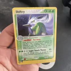 Shiftry 12/100 EX Sandstorm Rare Holo Pokemon Card E-Series Nintendo 2003 - Image 1