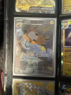 Pokemon TCG Raichu 211/193 IR Illustration Rare Paldea Evolved ⚡⚡⚡ - Image 1