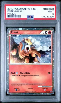 (PSA 9) Pokemon: HeartGold/SoulSilver - Entei #HGSS20 [Cosmos Promo] - Image 1