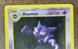 1999 Pokemon Base Set Haunter 1st Edition Shadowless 29/102 English Non Holo - Image 2